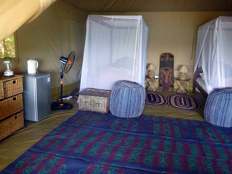 Accommodation Fridge Kettle Tent